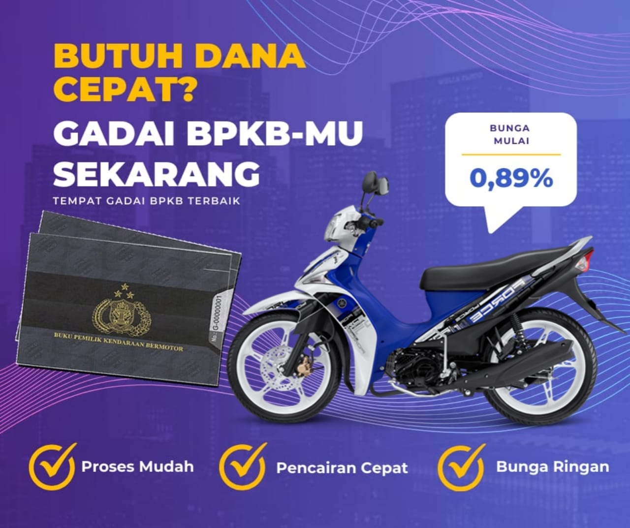 Kredit Jaminan Bpkb Motor Yamaha Force Sporty Dapat Dana Berapa? Seperti Ini Simulasinya